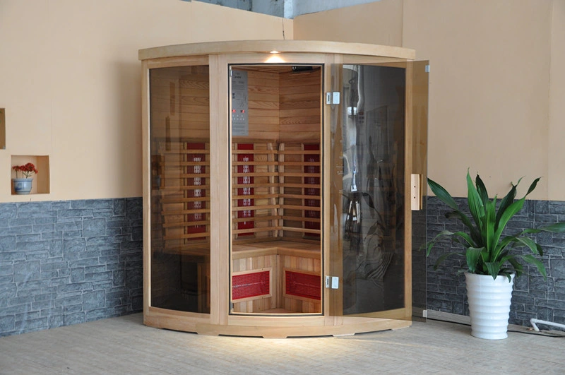 Double-Side Control Board Red Cedar Infrared Sauna (FIS-3G)