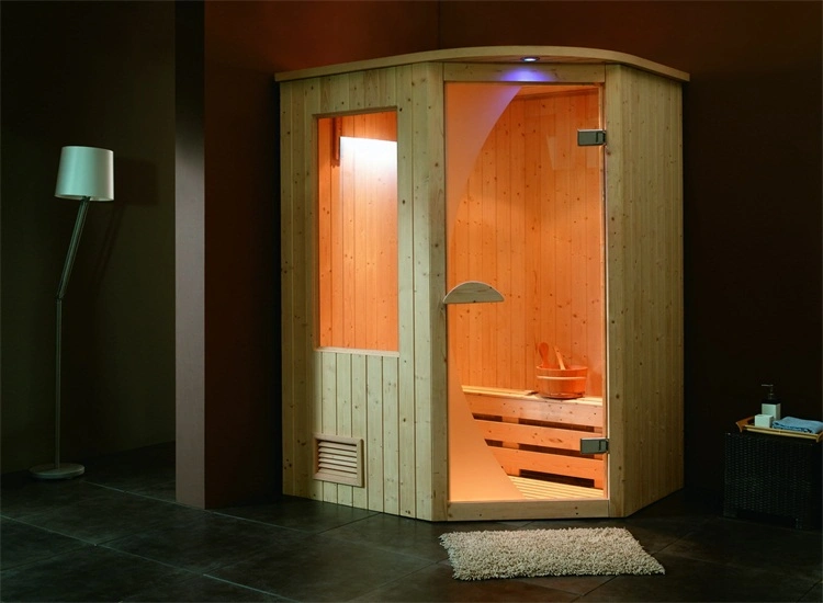 Traditional 2-3 Person Sauna Room for SPA Relax