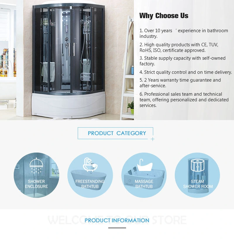 Steam Bath Sauna Shower Combination with Ozone Function (LTS-502)