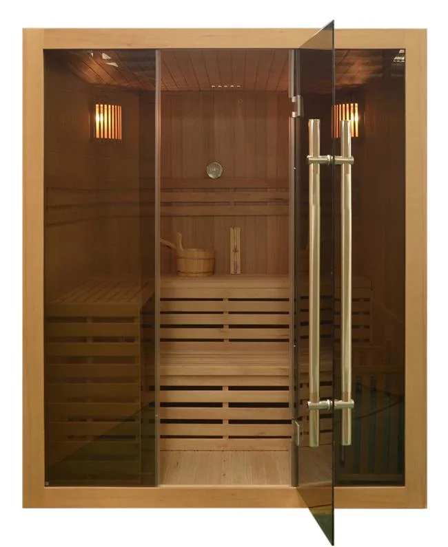 Traditional Finnish Sauna Four Person High Quality Indoor Steam Sauna Room