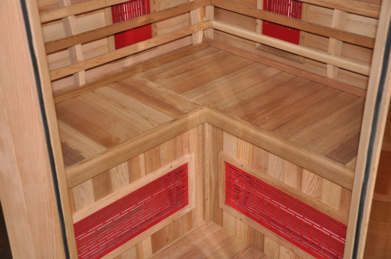 Double-Side Control Board Red Cedar Infrared Sauna (FIS-3G)