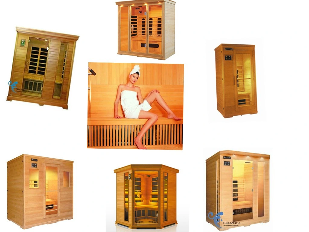 Indoor 2 Persons Far Infared Sweat Steam Sauna Room