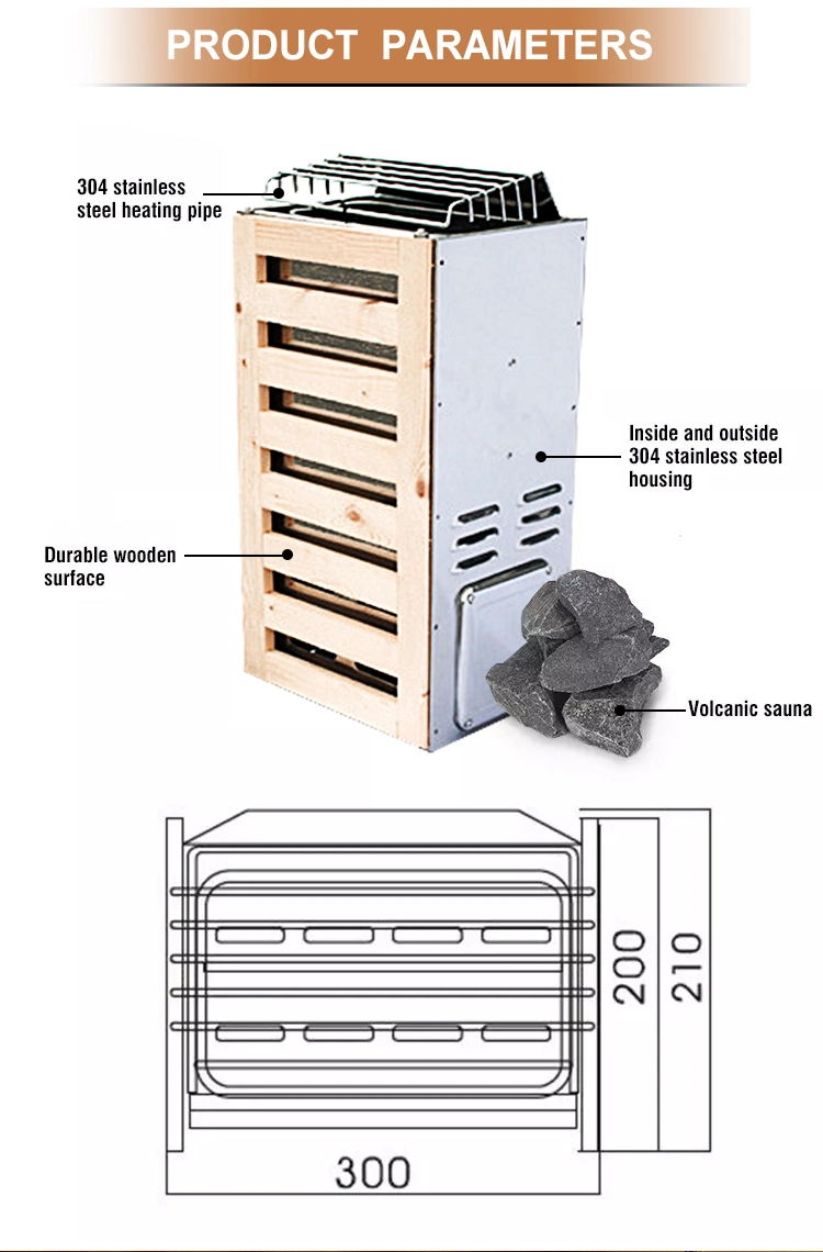 Accept Customize Modern Infared 8kw 9kw Heater for Sauna