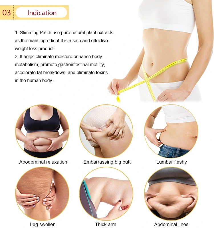 Home Care Product Body Stomach Navel Slim Patch for Losing Weight