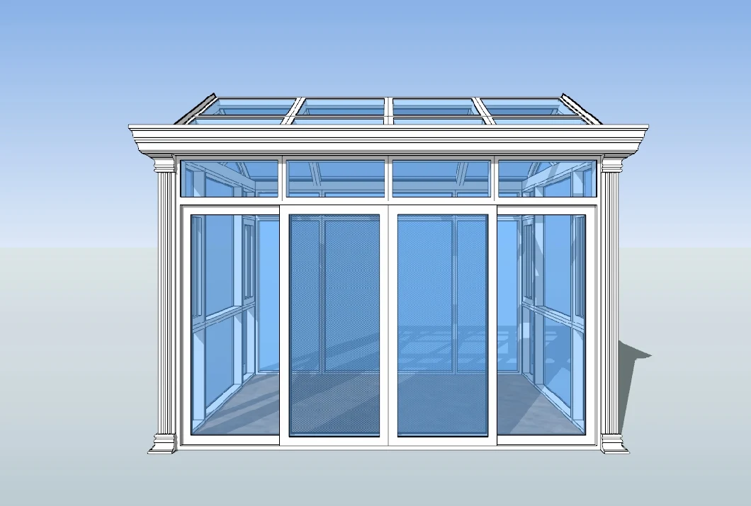 Aluminum Glass Sunroom Garden House Sunroom Sunhouse Prefabricated with High-Quality and Reasonable Price