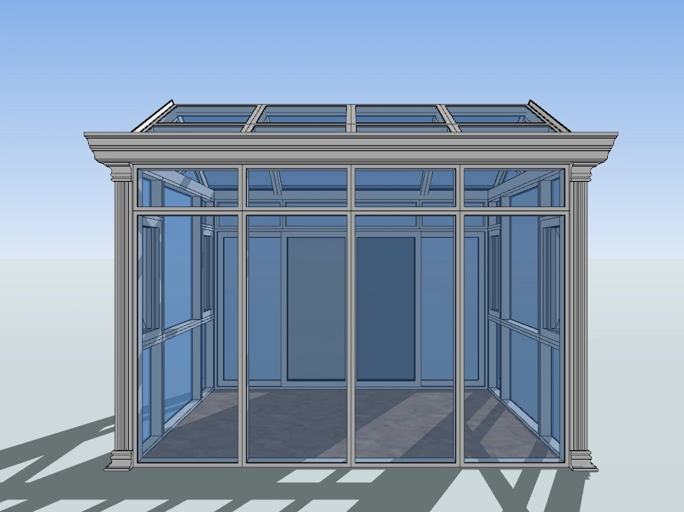 Aluminum Glass Sunroom Garden House Sunroom Sunhouse Prefabricated with High-Quality and Reasonable Price