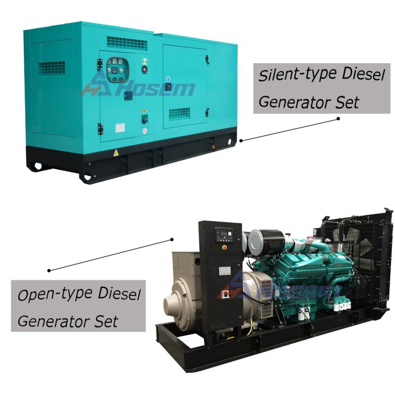 1000kVA, 1100kVA, 1250kVA Open Type Generator Power by Cummins