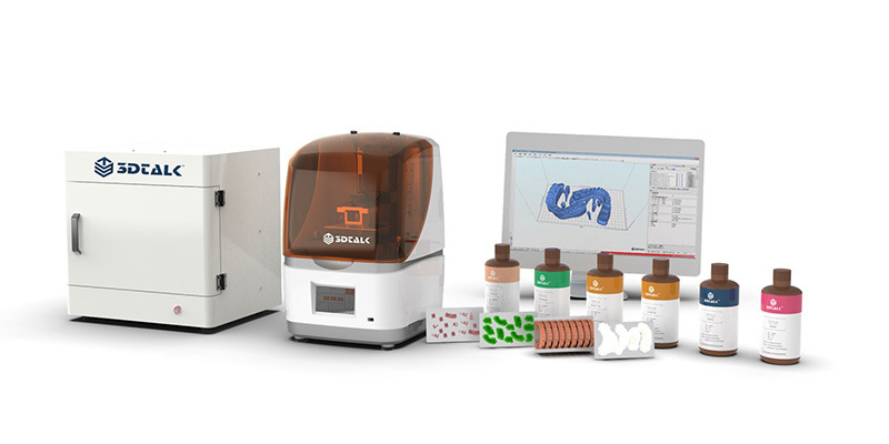 Dental Equipment Fabricate dental Crown and Bridge 3DTALK DF200 dental 3D printer