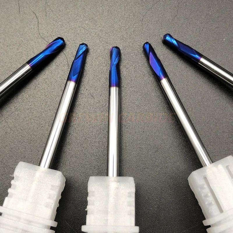 Gw Carbide-D3X50mm Ball Nose End Mill CNC Milling Cutter with Two Flute End Mills