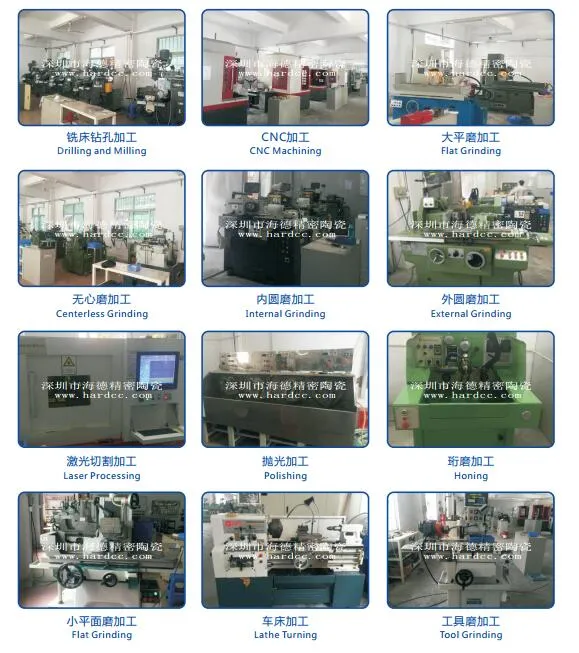 Isostatic Pressing Yttria Zirconia Ceramic Blocks Plates Customized Machining