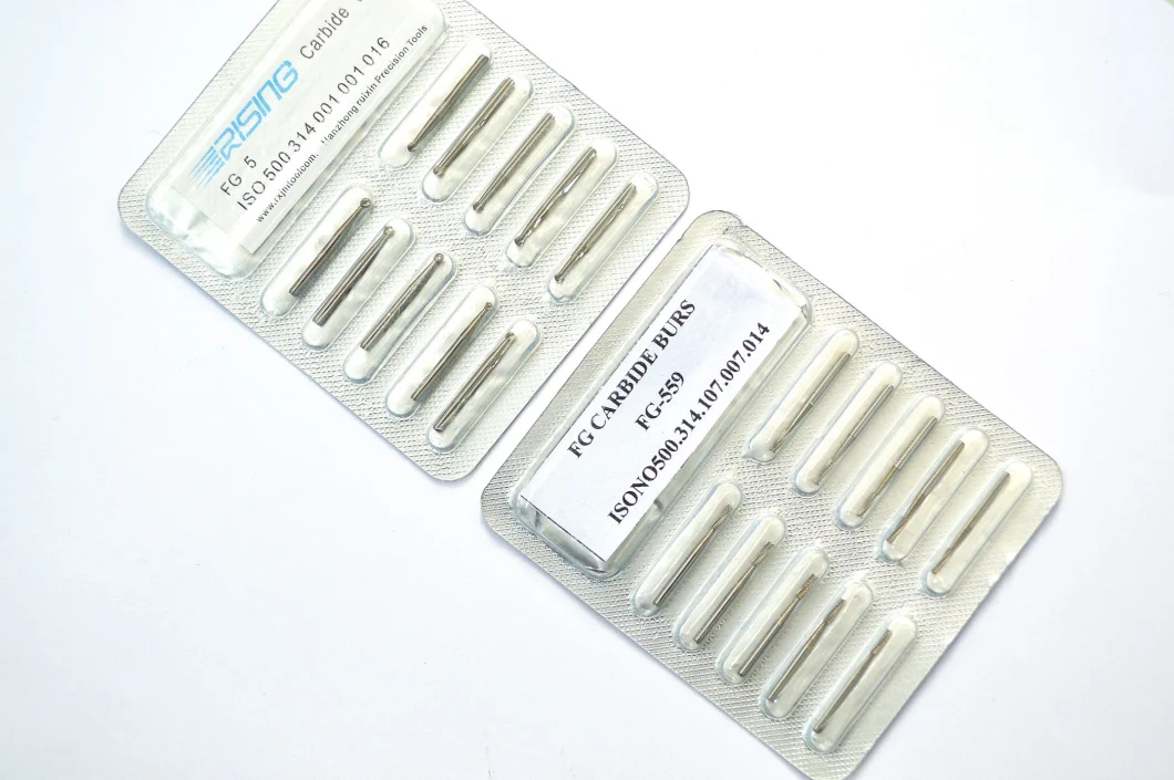 Fg1700 Series Dental Burs-Tungsten Carbide Burs-Domed Taper Fissure Shape