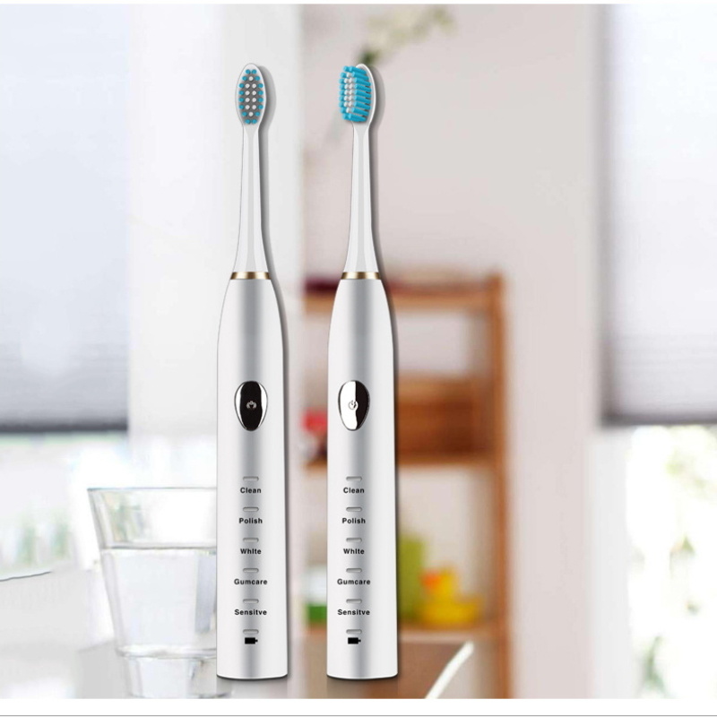 Waterproof Rechargeable Sonic Electric Toothbrush Upgraded Ultrasonic Toothbrush