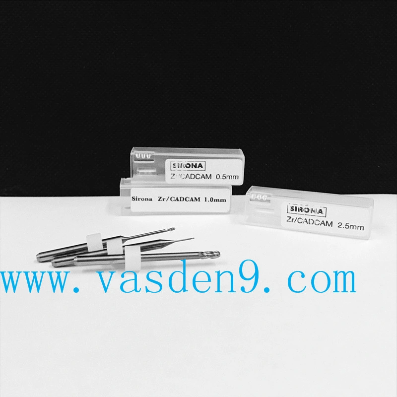 CAD Cam Dental Carbide Burs VHF Milling Burs for Zirconium, PMMA and Zirconia