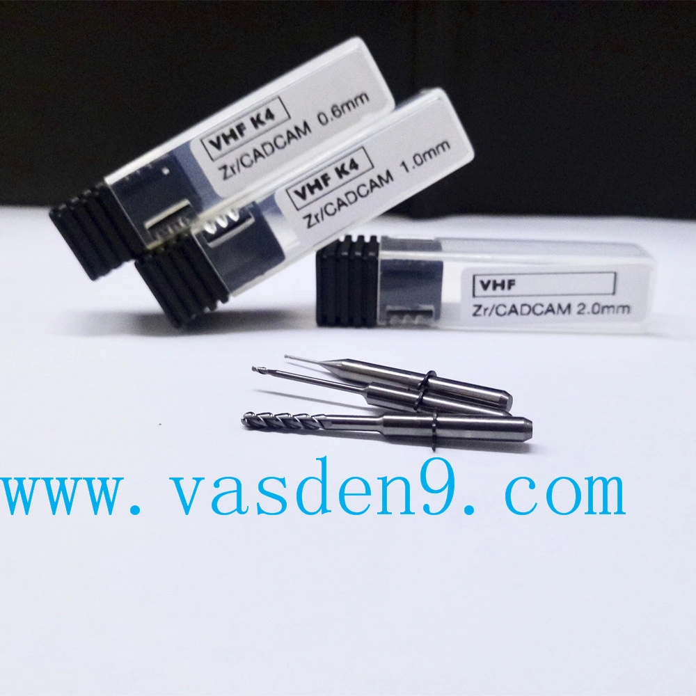 CAD Cam Dental Carbide Bur VHF K5 K4 K6 Dental Tungsten Milling Burs