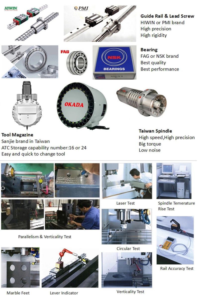 Milling Machine CNC, Drilling Milling Machine CNC, Mold Milling Machine CNC with Fanuc