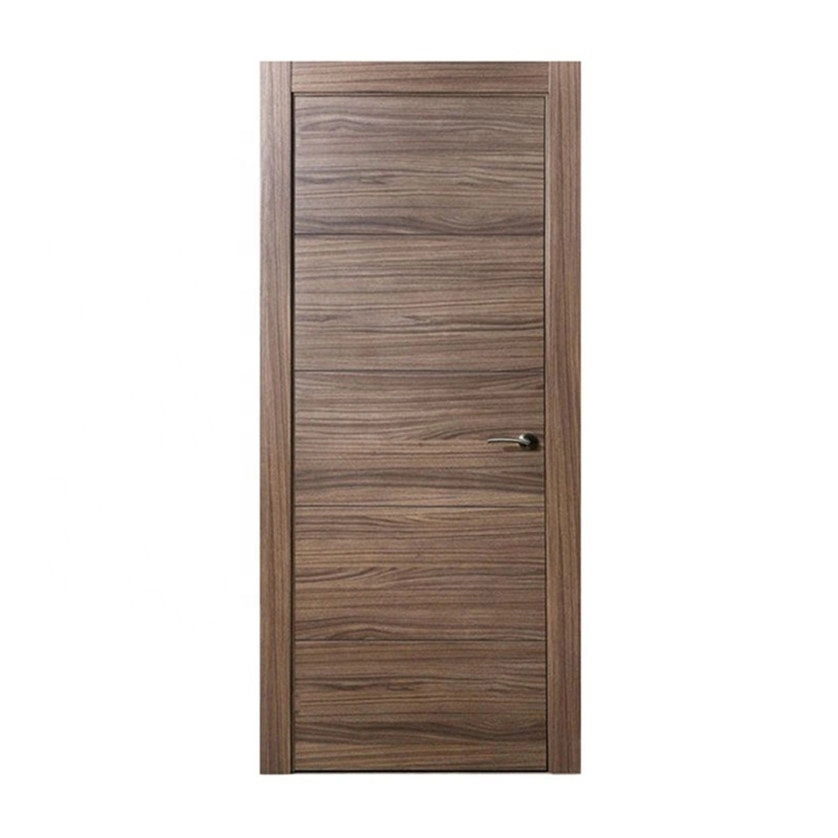 New Style PVC Door Simple Solid Teak Wood Entry Door Bedroom Door Design MDF