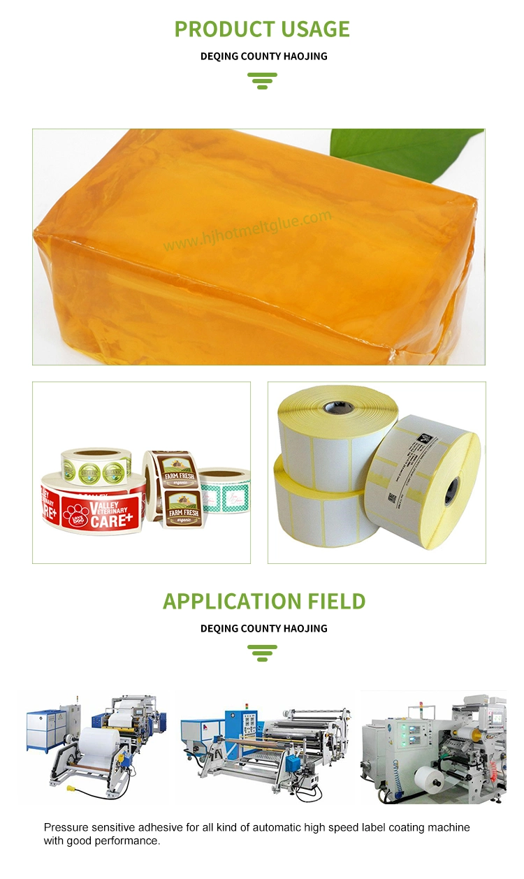 Good Weather Resistance Hot Melt Adhesive for Self Adhesive Label