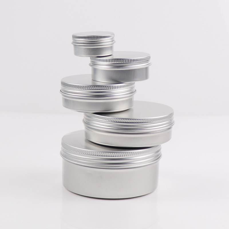 Hot Sale Aluminum Jar Round Facial Aluminum Cream Jar Wholesale