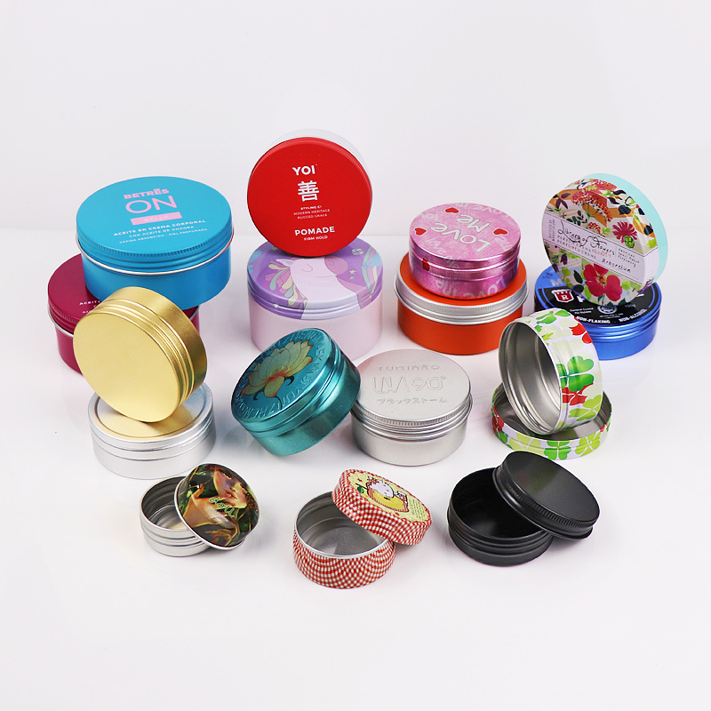 Hot Sale Aluminum Jar Round Facial Aluminum Cream Jar Wholesale