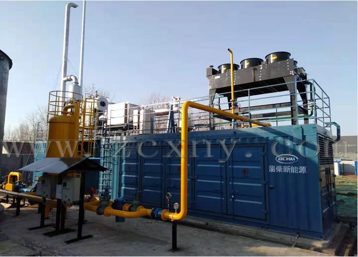 1000kw 1MW Natural Gas CNG LNG PNG Biogas Engine Driven Generator Gen Set Genset Power Station