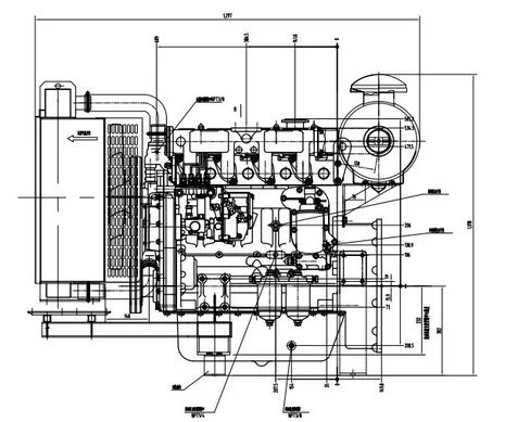 Big Power Six Cylinders Quanchai Technology Diesel Engine for Generator Use