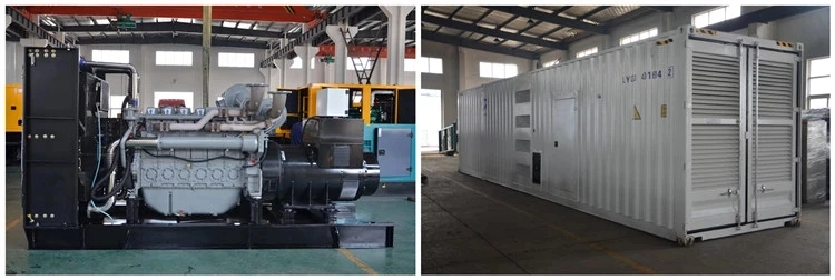 1000kw Diesel Generator Open Silent Soundproof Container Type Diesel Genset