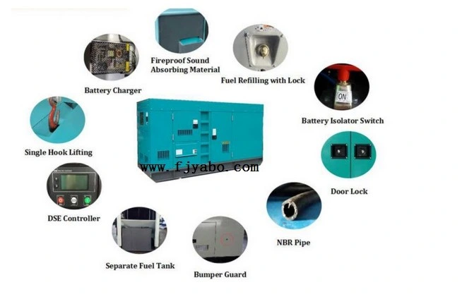 30kVA Diesel Generator Sets with Cummins Engine Super Silent Open Type Industrial Use Power