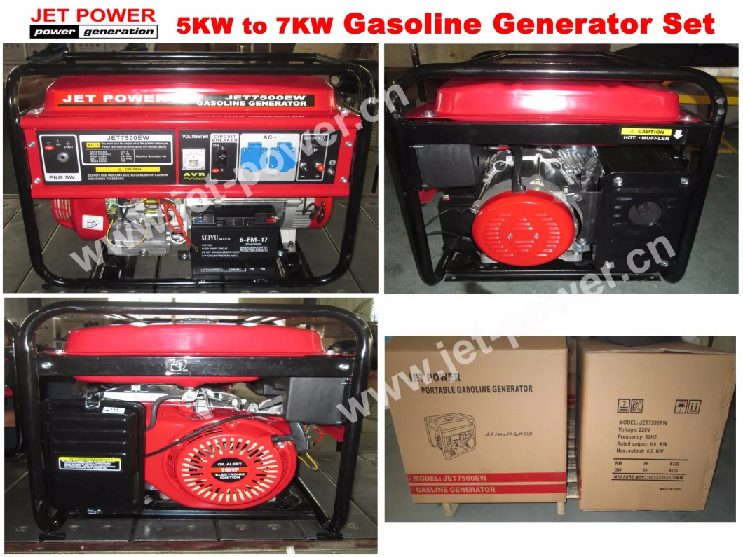 1.5kw Petrol Generator Air-Cooled Gasoline Generator Chinese Engine