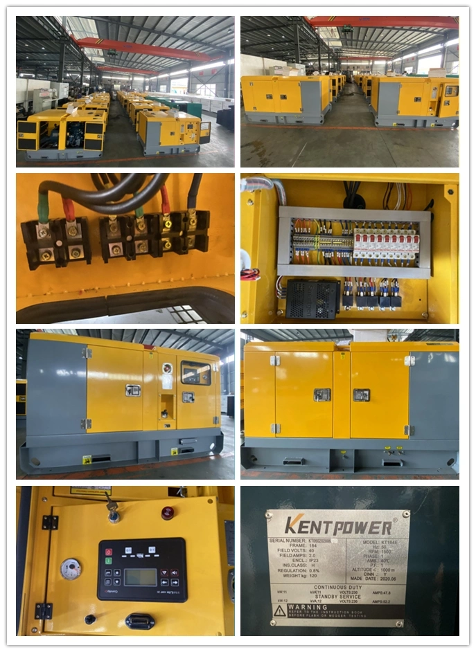 Prime Power 16kVA Yangdong Diesel Engine 13kw Generator with Denyo Silent Type