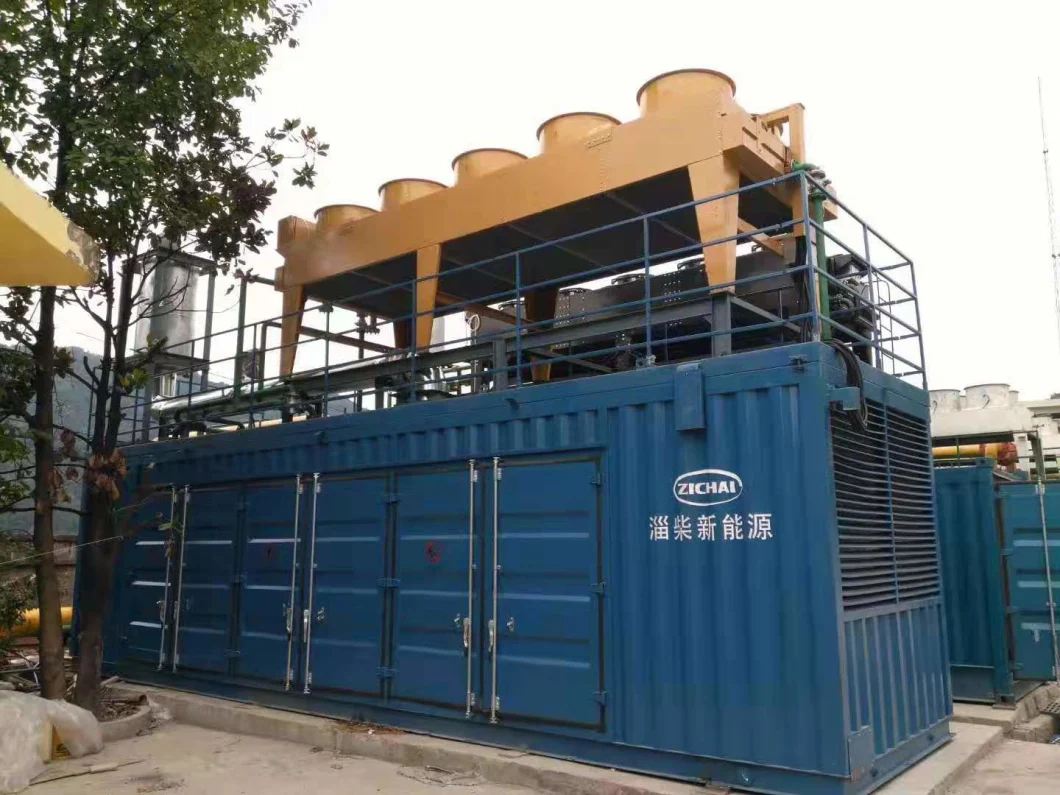 1000kw 1MW Natural Gas CNG LNG PNG Biogas Engine Driven Generator Gen Set Genset Power Station