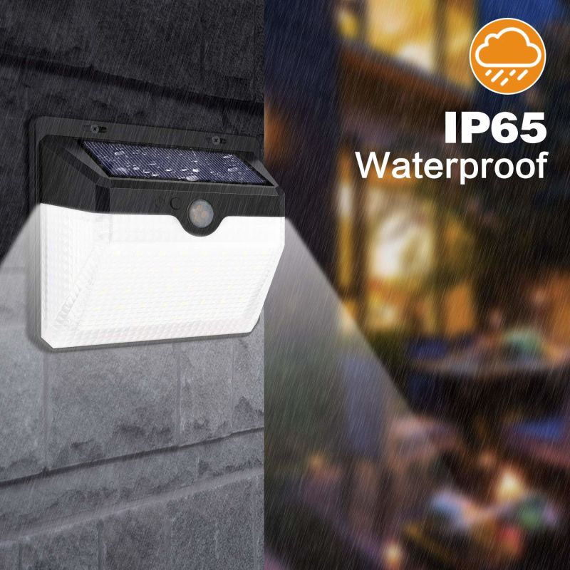60LED Solar Motion Sensor Wall Light Garden Solar Yard Light