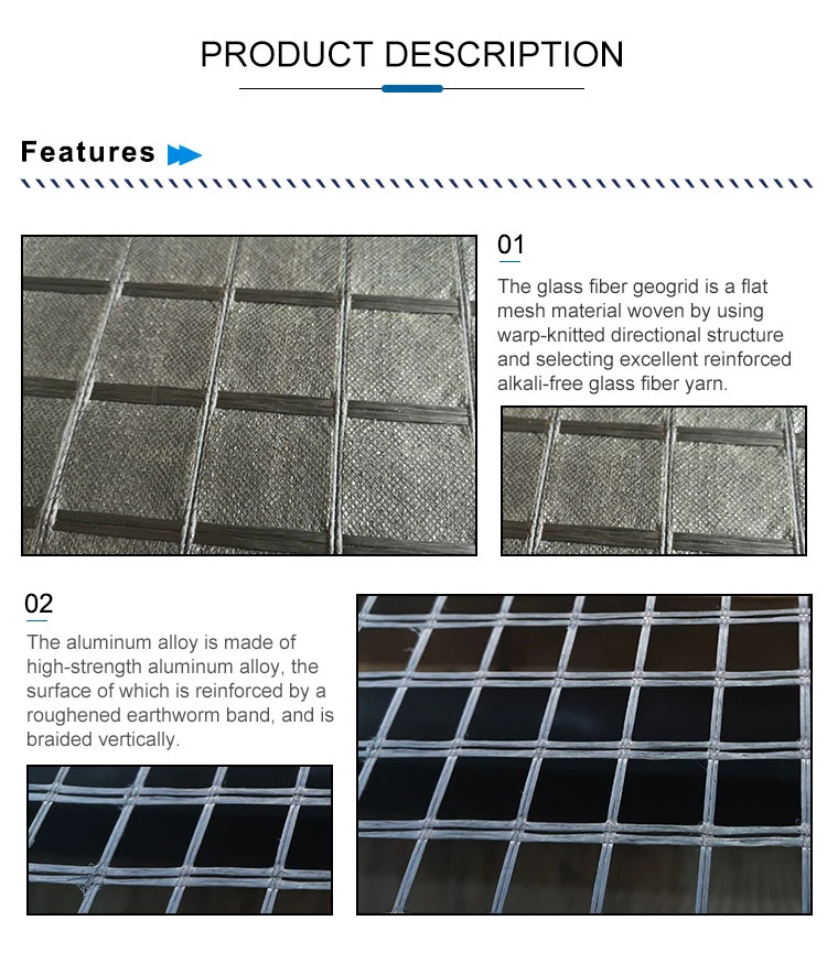 Fiberglass Geogrid for Strengthen Road Surfaces