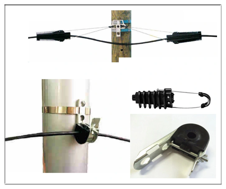 Outdoor Round FRP Glass Yarn Strength Member 8 Core Singlemode Fiber Cable Optic