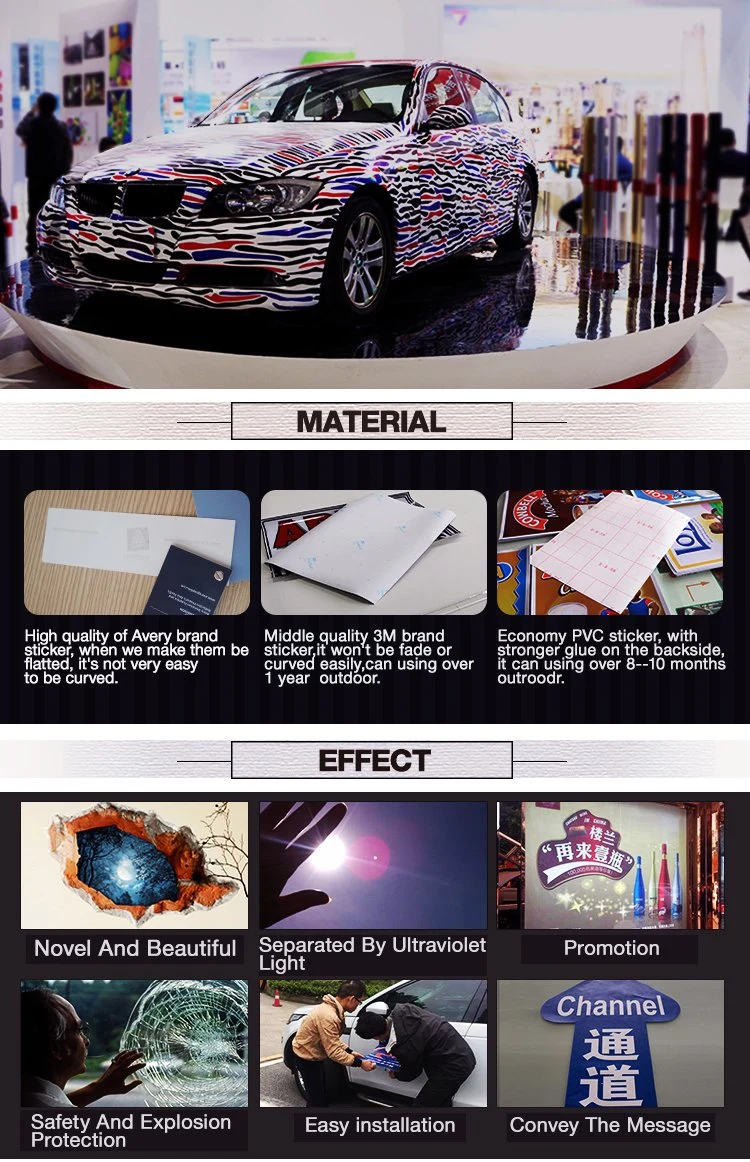 Car Wrapping Vinyl Carbon Fiber Self Adhesive Stickers