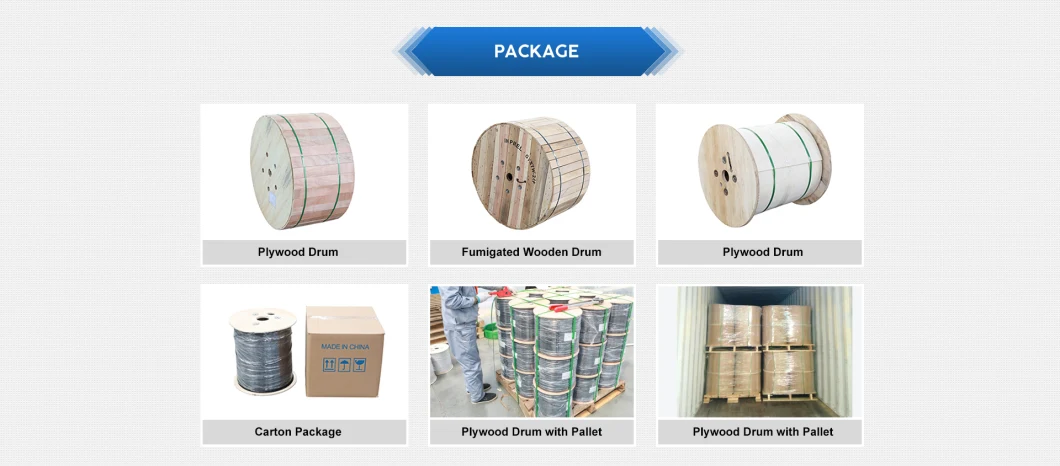Outdoor Underground Non Metal with Glass Yarn and Water Blocking Tape Fiber Optical Cable GYFTY-G