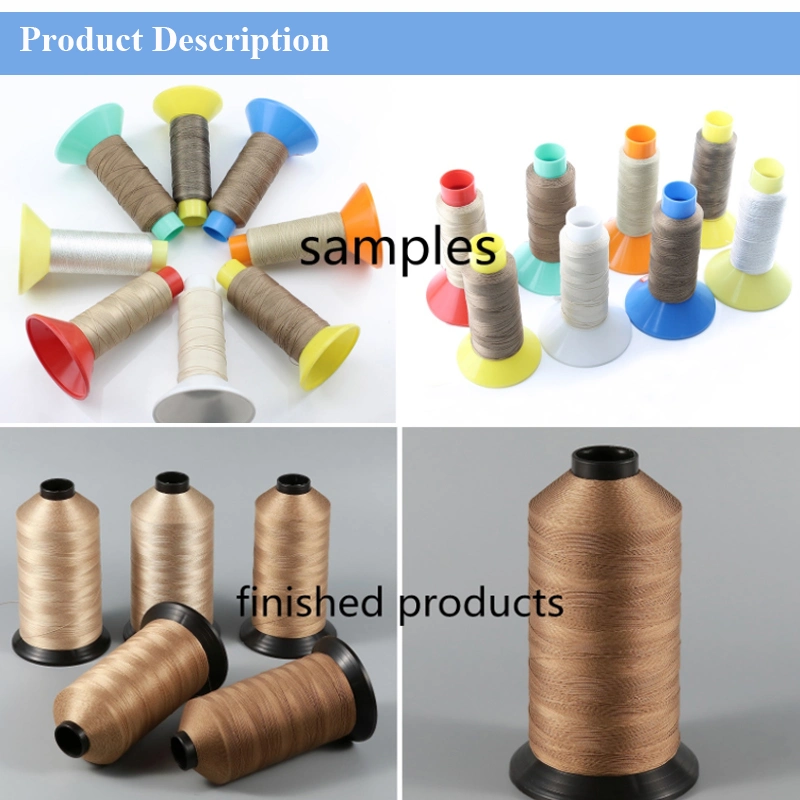China Supplier PTFE Coat Fiberglass Sew Thread for Casing Braiding