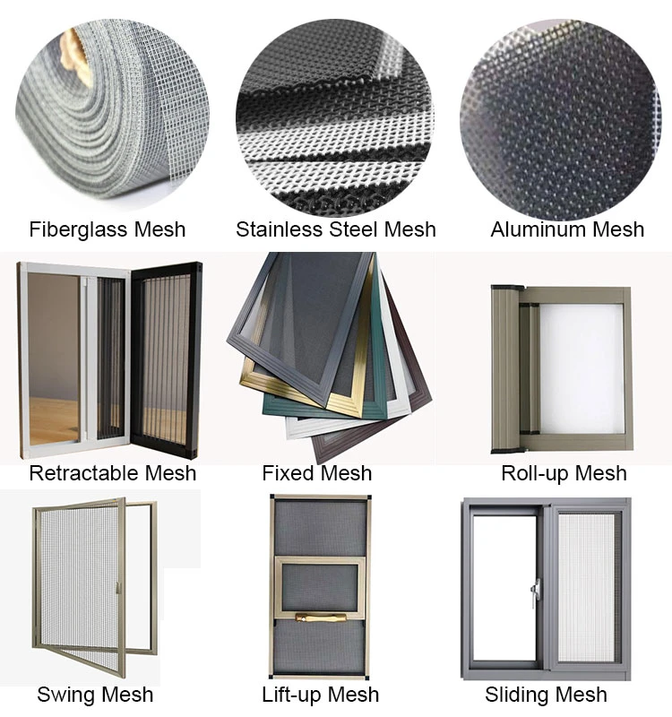 Australia As2047 Standard Window Aluminum Awning Window with Steel Mesh
