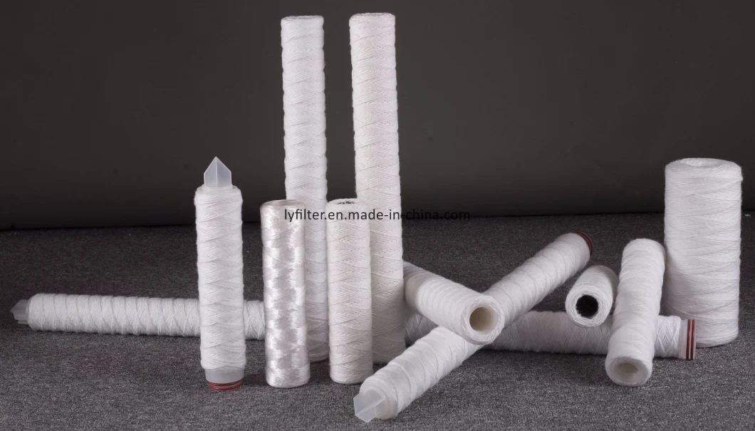 PP/Fiberglass/Cotton Yarn String Wire Wound Filter Cartridge