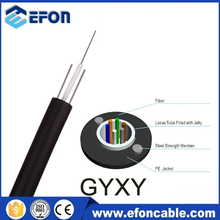 Cheap Price Steel Wire or Glass Yarn Armored Waterproof FTTX Aerial Fiber Optical Cable