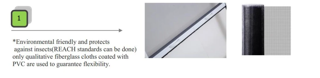 High Quality Resistant Fiberglass Mesh Net Insect Window Screen