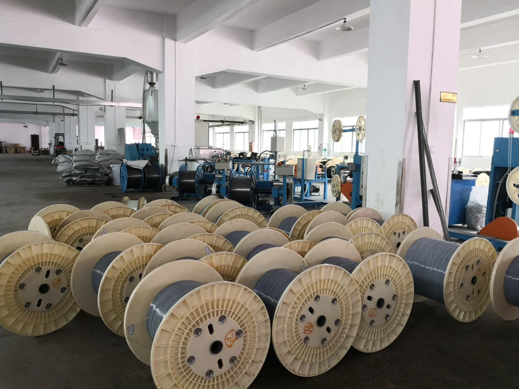 12 Core G652D FRP GYFTY Fiber Optic Cable with Glass Yarn Anti Rodent PE Jacket
