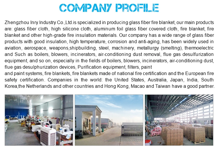 High Quality Fire Retardant Silicone Coated Fabric Fiberglass Silicone Fire Blanket