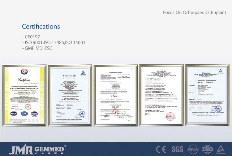 FDA Approved Anterior Cervical Plate Orthopedic Implant, Spine Implant