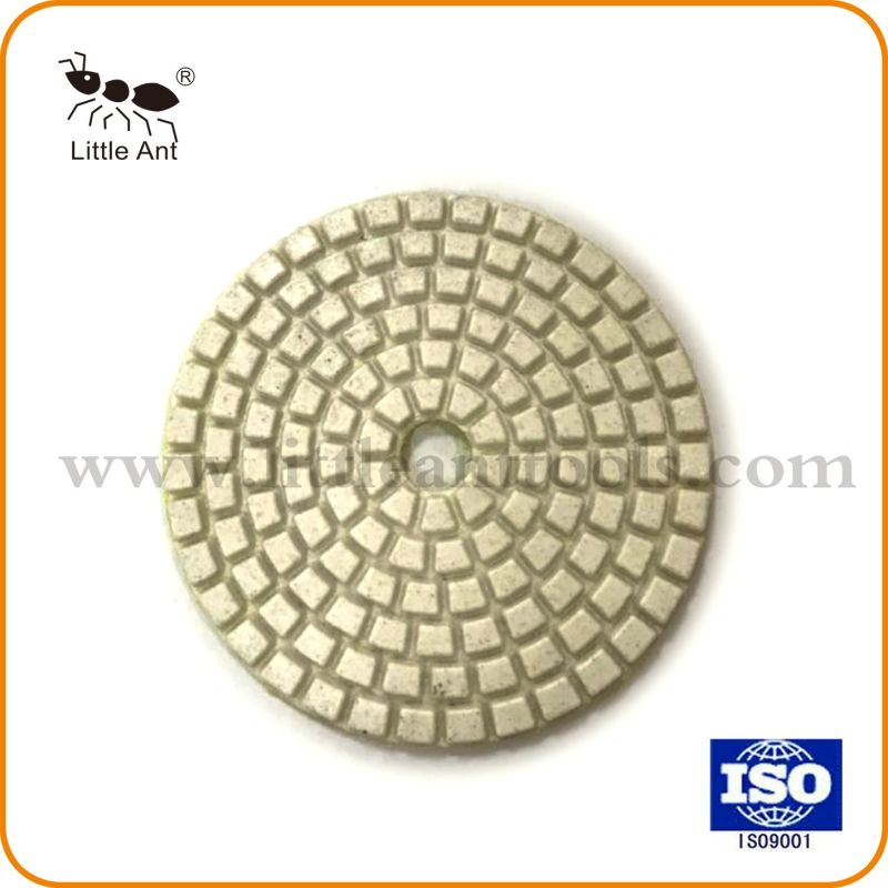 Hot Flexible White Diamond Polishing Angle Grinder Abrasive Pad