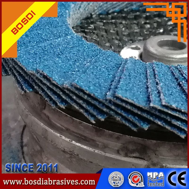 Flexible Flap Disc Angle Grinder Sanding Polishing Disc Wheel with Plastic Base Cup Abrasive Tools Flower-Shaped Flap Disc