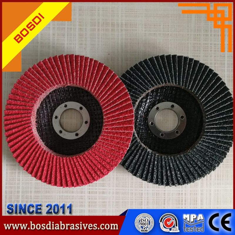 Flexible Flap Disc Angle Grinder Sanding Polishing Disc Wheel with Plastic Base Cup Abrasive Tools Flower-Shaped Flap Disc