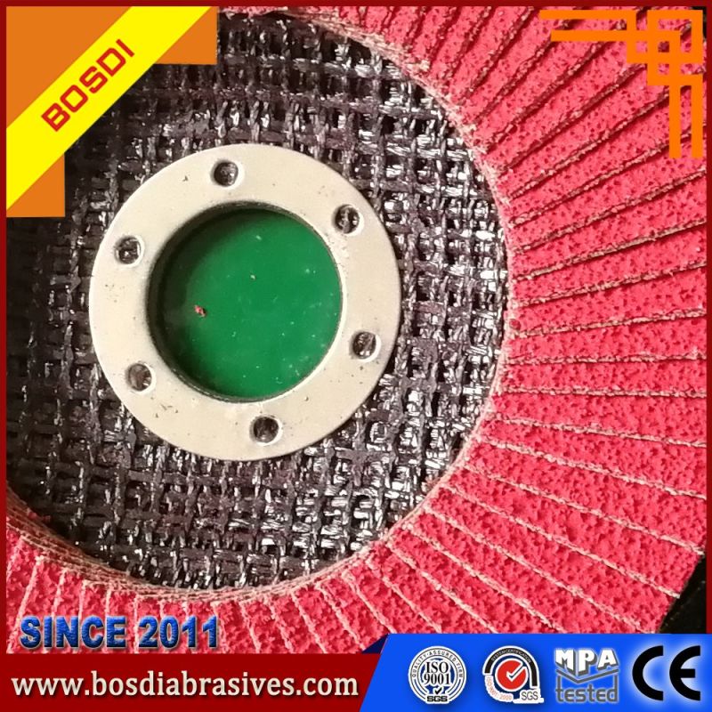 Flexible Flap Disc Angle Grinder Sanding Polishing Disc Wheel with Plastic Base Cup Abrasive Tools Flower-Shaped Flap Disc