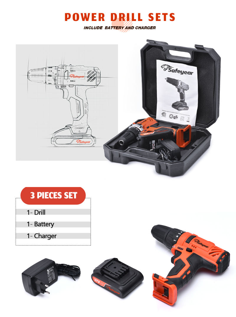 Hammer Core Drill Angle Grinder Cordless Electric Tool Power Tools