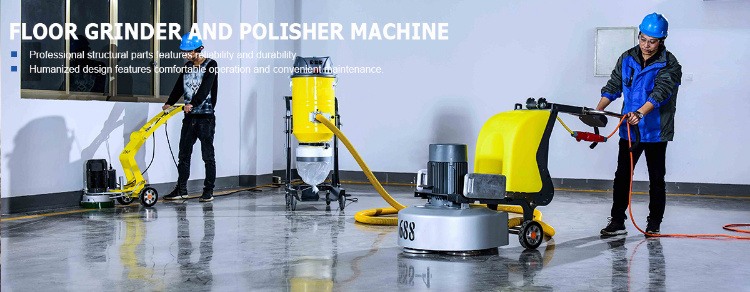 Manufacturer Supply Epoxy Floor Polishing Equipment 500mm High-Power 7.5kw Electric Concrete Floor Grinder