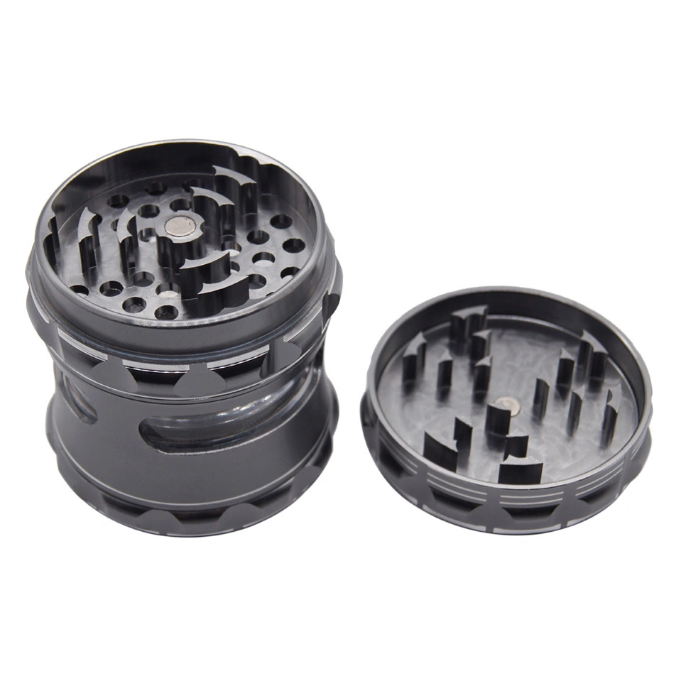 Jiju Customized Herbal Tobacco Grinder Portable Tobacco Aluminum Grinder